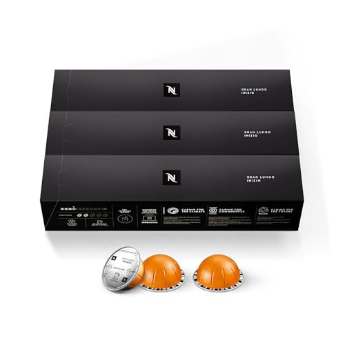 Nespresso Capsules Vertuo, Inizio, Medium Roast Coffee, 30-Count Coffee Pods, Brews 5.0oz. | Amazon (US)