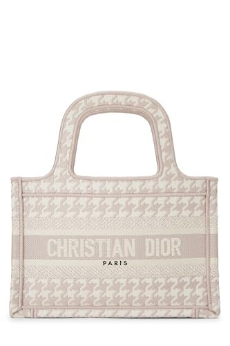 Dior, Pre-Loved Pink Houndstooth Canvas Book Tote Mini, Pink | Amazon (US)