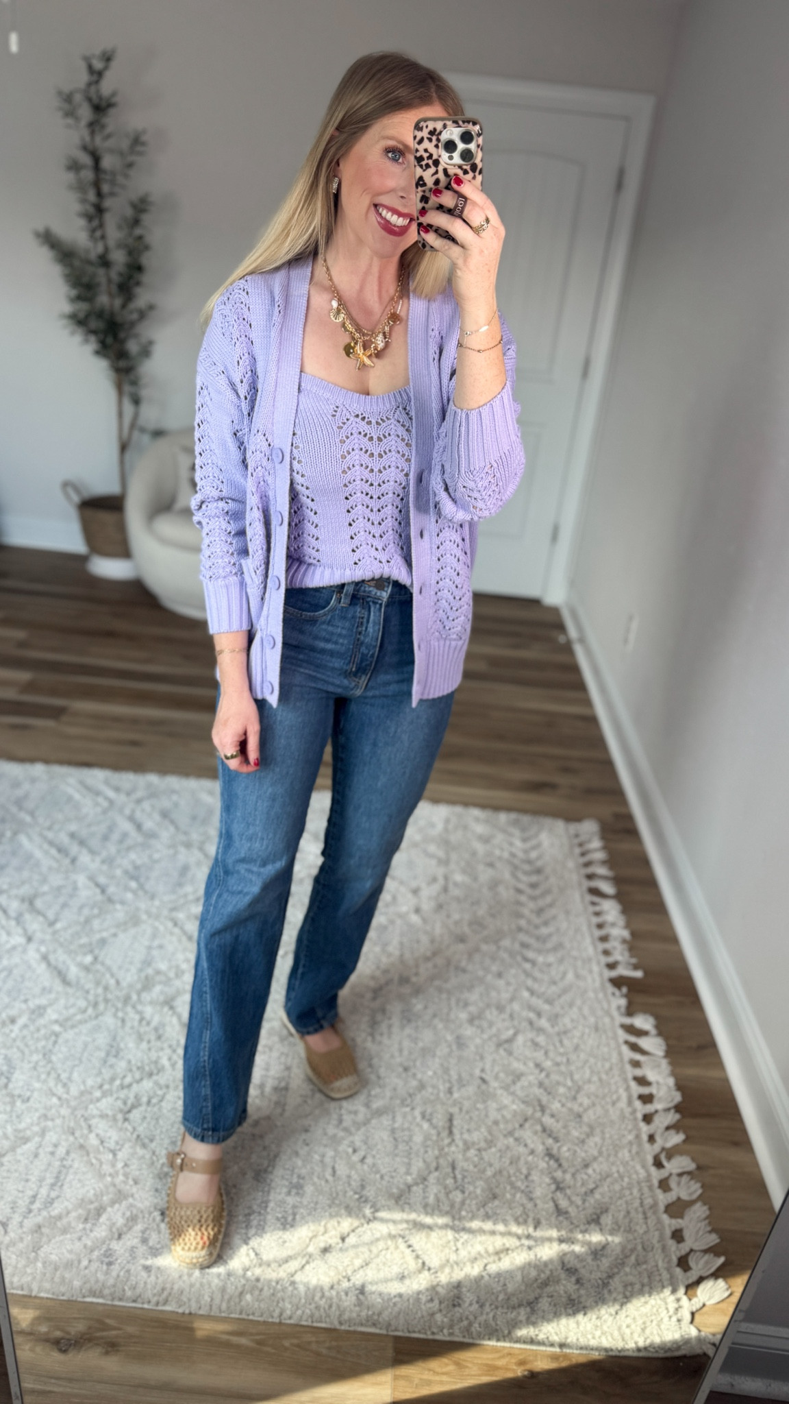 Walmart outfit, oversized cardigan, sweetheart neckline sweater tank 

#LTKootd