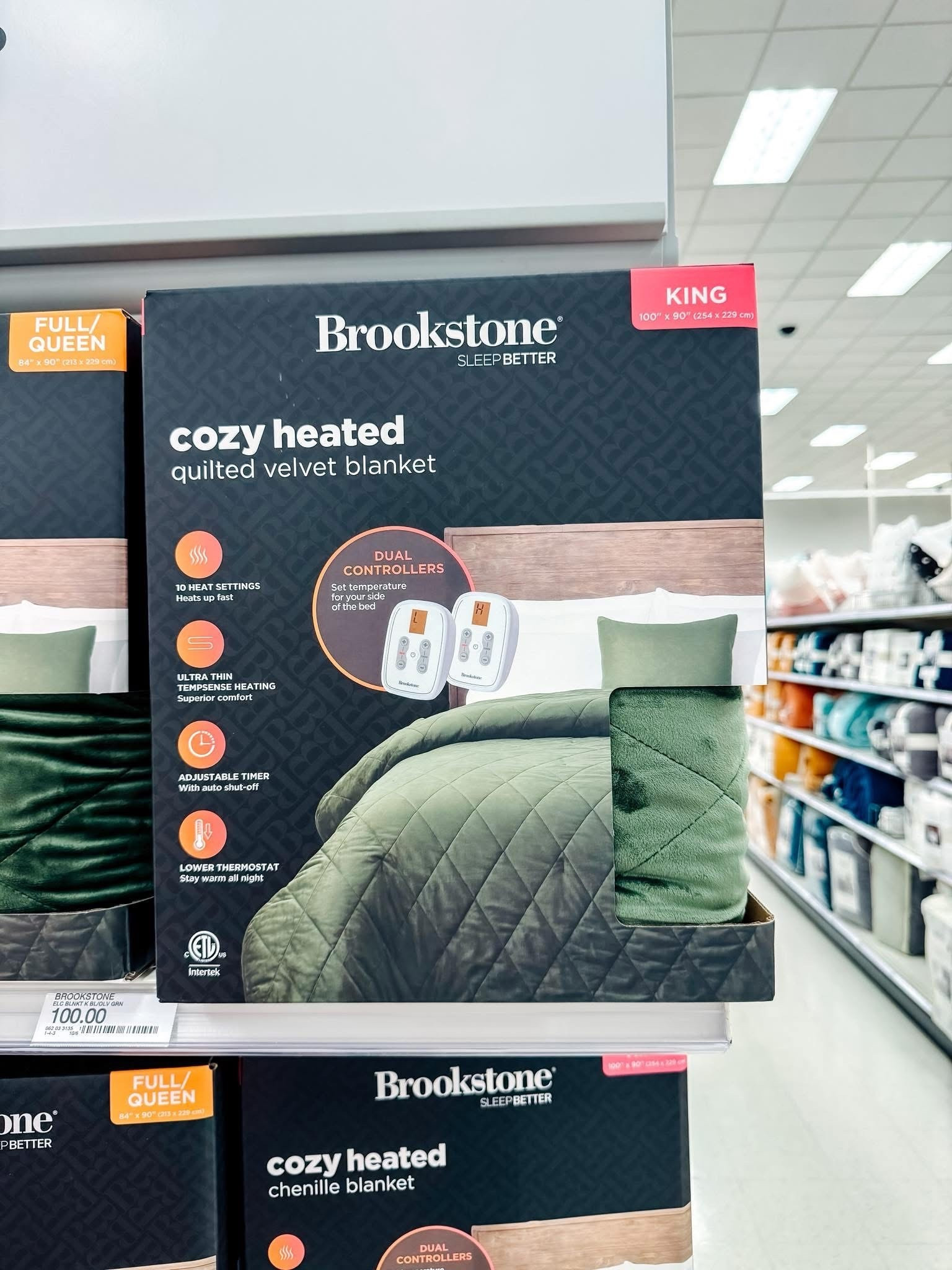 Target has a KING SIZED velvet blanket that is heated! It has dual controls so each person can adjust the heat on their side! Yup, I need this! 

#target #TargetFinds #HeatedBlanket #blanket #christmasgiftideas #giftideas #Brookstone #kingsizebed

#LTKSeasonal #LTKGiftGuide #LTKHoliday