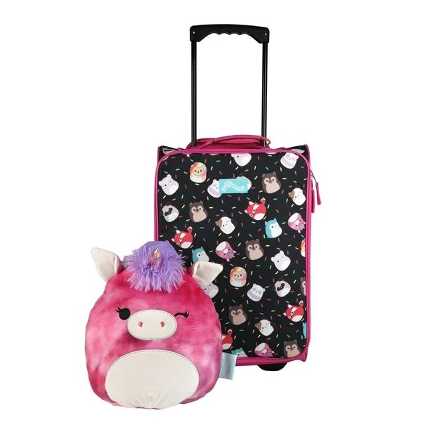 Squishmallows Lola Unicorn 2pc  Travel Set with 18" Luggage and 10" Plush Backpack - Walmart.com | Walmart (US)