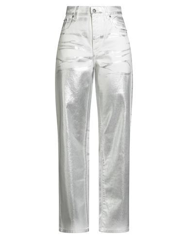 The Big White Blue Woman Jeans White Size 25 Paper | YOOX (US)