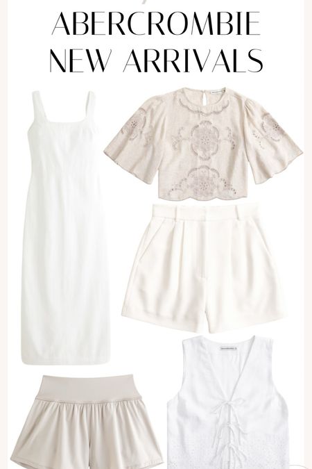 Cute Abercrombie new arrivals! Absolutely love this white dress! Spring outfits // summer outfits // casual outfits // white dresses // event dresses // summer dresses // vacation dresses // vacation outfits // Abercrombie finds 

#LTKStyleTip #LTKSeasonal