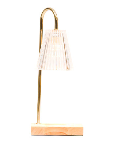 14x6 Ribbed Glass Candle Warmer Lamp | TJ Maxx