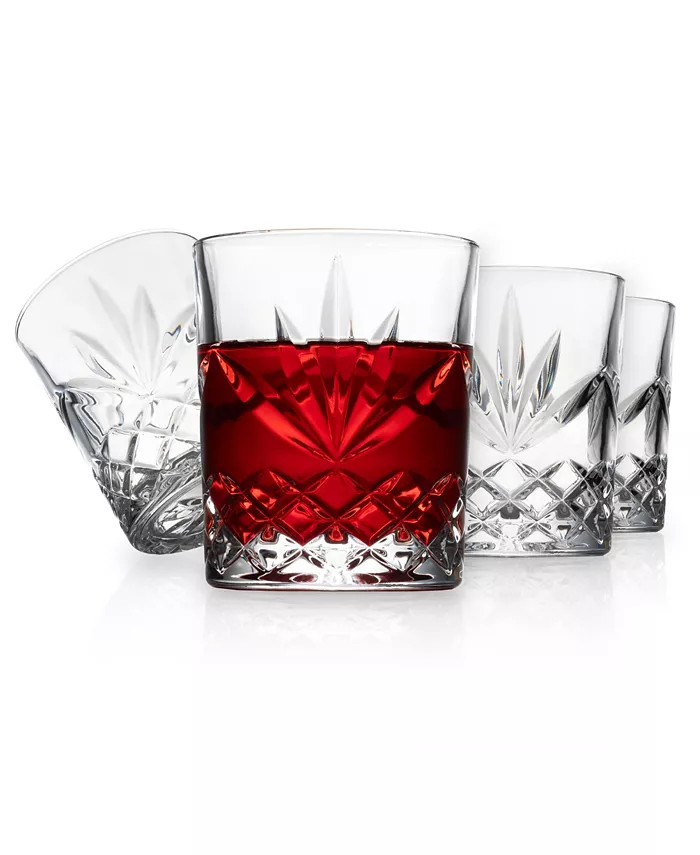 Shannon Double Old-Fashioned Glasses, Set of 4 | Macy's