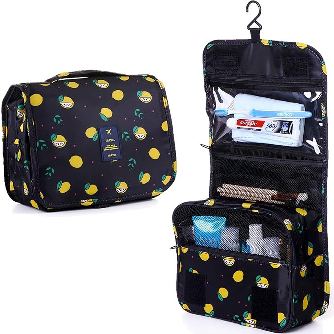 LAKIBOLE Toiletry Bag Multifunction Cosmetic Bag Portable Makeup Pouch Waterproof Travel Hanging ... | Amazon (US)