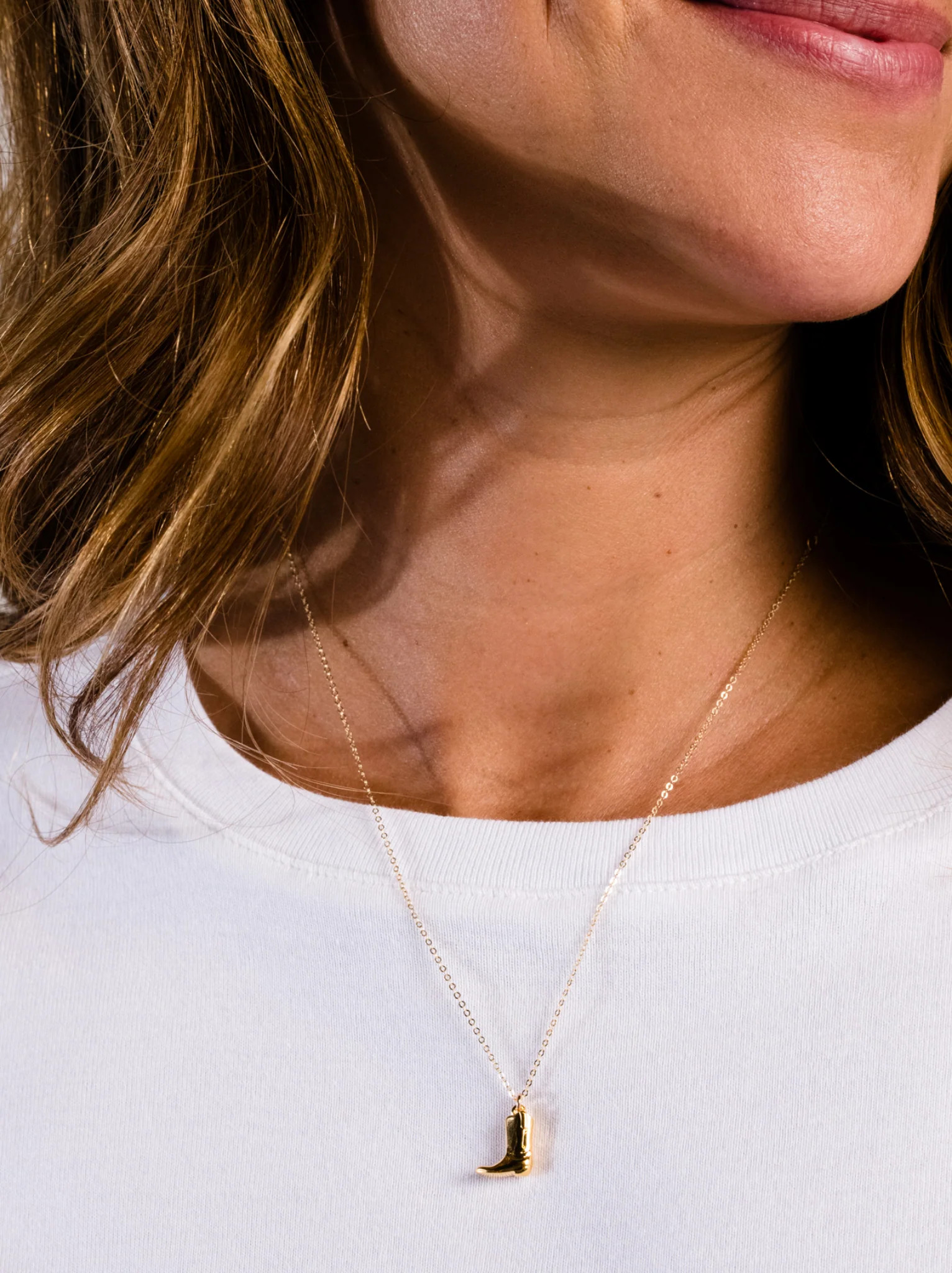 Rodeo Cowboy Boot Pendant Necklace | ABLE Clothing