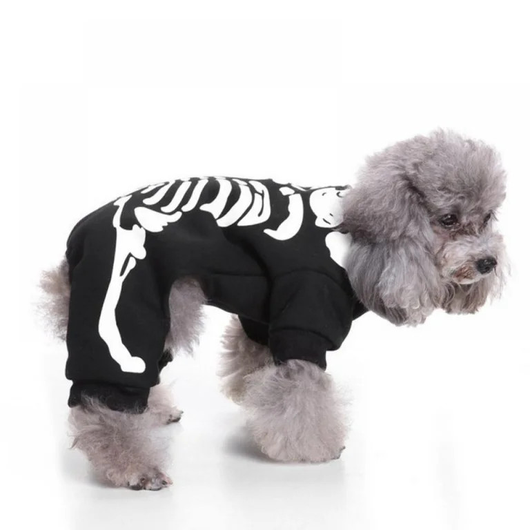 Dog Cat Skeleton Costume Coat Pet Puppy Halloween Costumes Clothes for Small Medium Dogs Cats Hal... | Walmart (US)