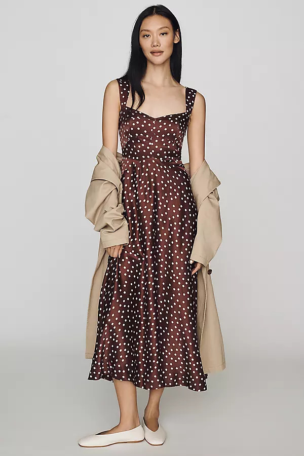 Jocelyn Sleeveless Slip Midi Dress by Maeve | Anthropologie (US)