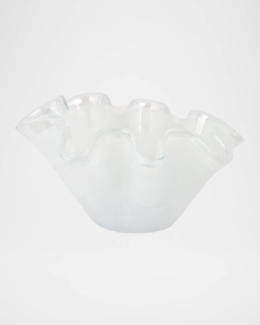 Onda Glass Petite Ruffled Bowl | Neiman Marcus