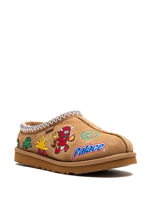 UGG x Palace Tasman "Chestnut" Slippers | Brown | FARFETCH CA