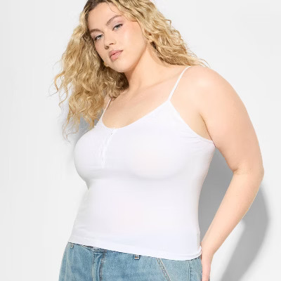 Women's Seamless Cami - Wild Fable™ White XXL | Target