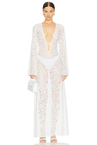 Ronny Kobo Landon Dress in White from Revolve.com | Revolve Clothing (Global)