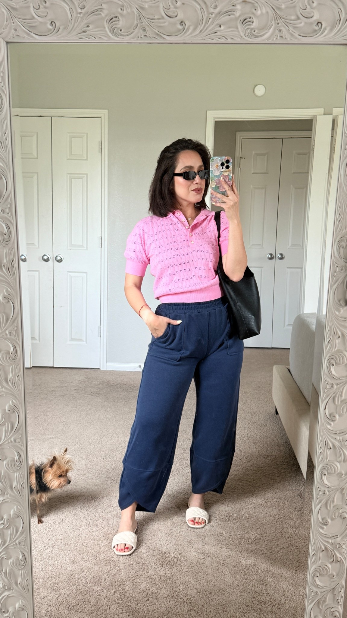 Easy everyday mom outfit. Blue and pink outfit combo. Petite mom fashion.


#LTKmomlife #LTKootd #LTKPetite