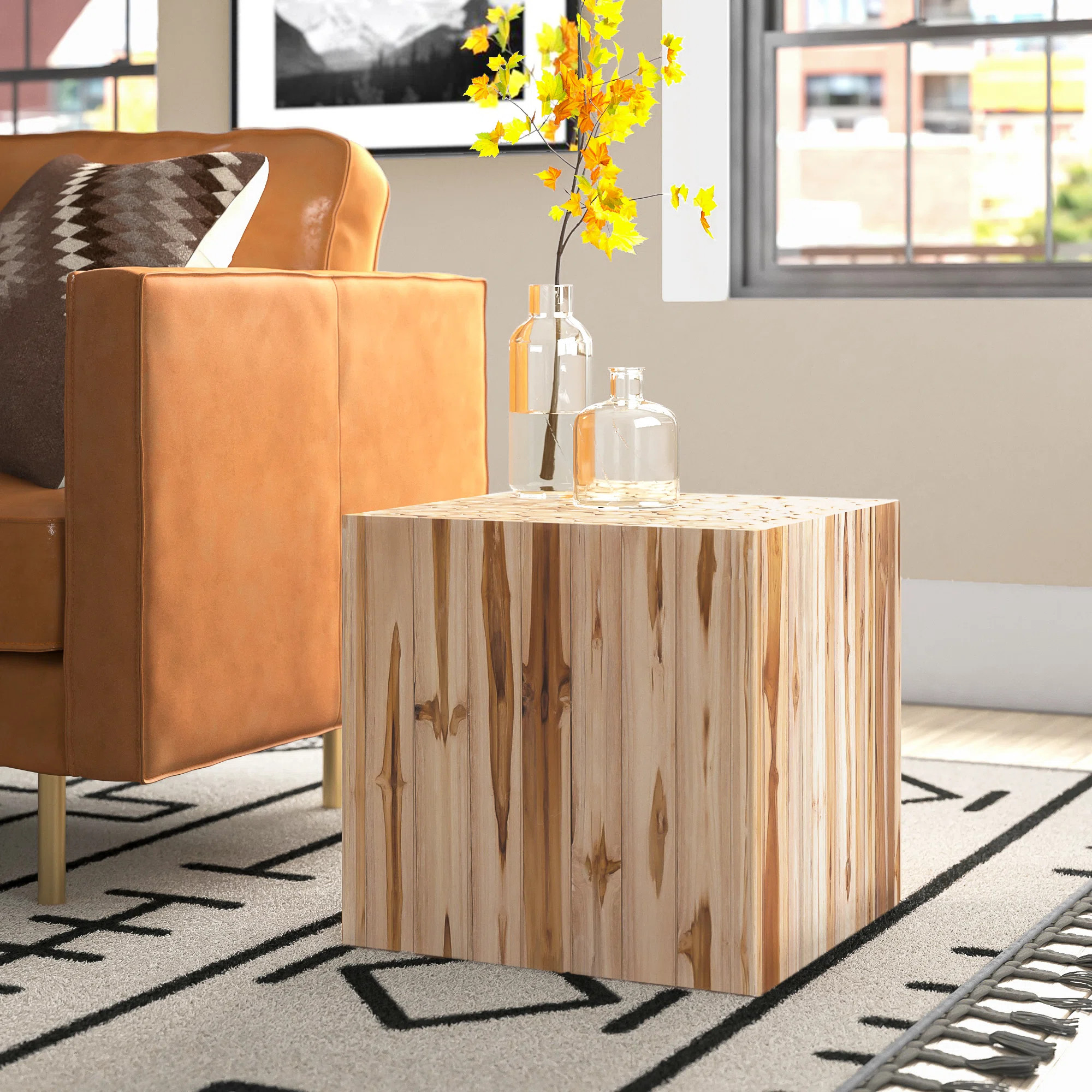 Jelle Solid Wood End Table | Wayfair North America