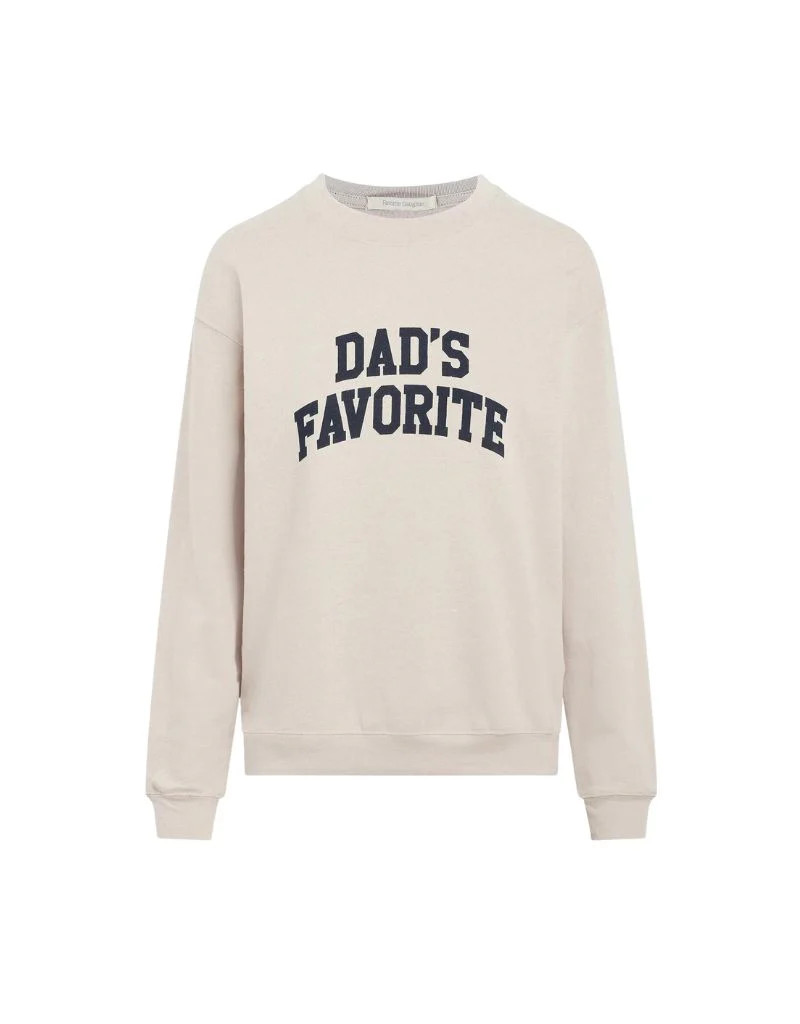 Favorite Daughter Dad's Favorite Sweatshirt in Heather Oatmeal | Ambiance
