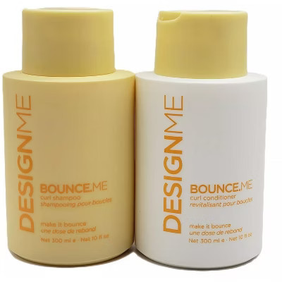 DESIGNME BOUNCE.ME Curl Shampoo & Conditioner Set (10.0 oz DUO SET) Design Me Bounce for Defined, Bouncy Curls | Target