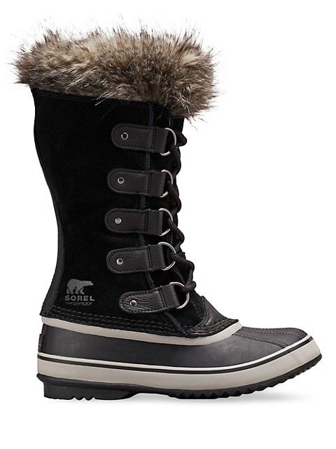 Sorel Joan of Arctic Suede & Faux-Fur Snow Boots | Saks Fifth Avenue