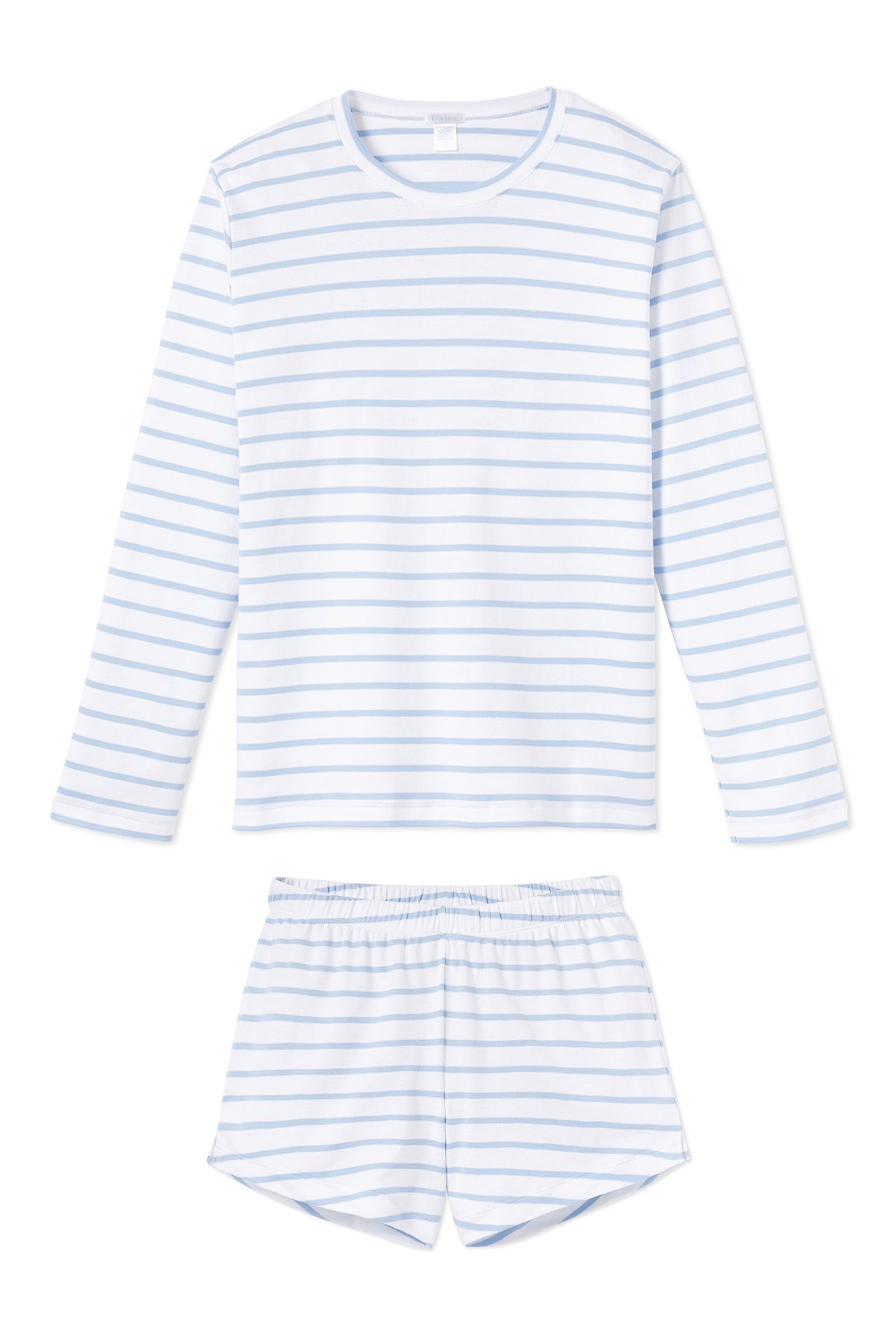 Pima Long-Short Weekend Set in Cerulean | LAKE Pajamas