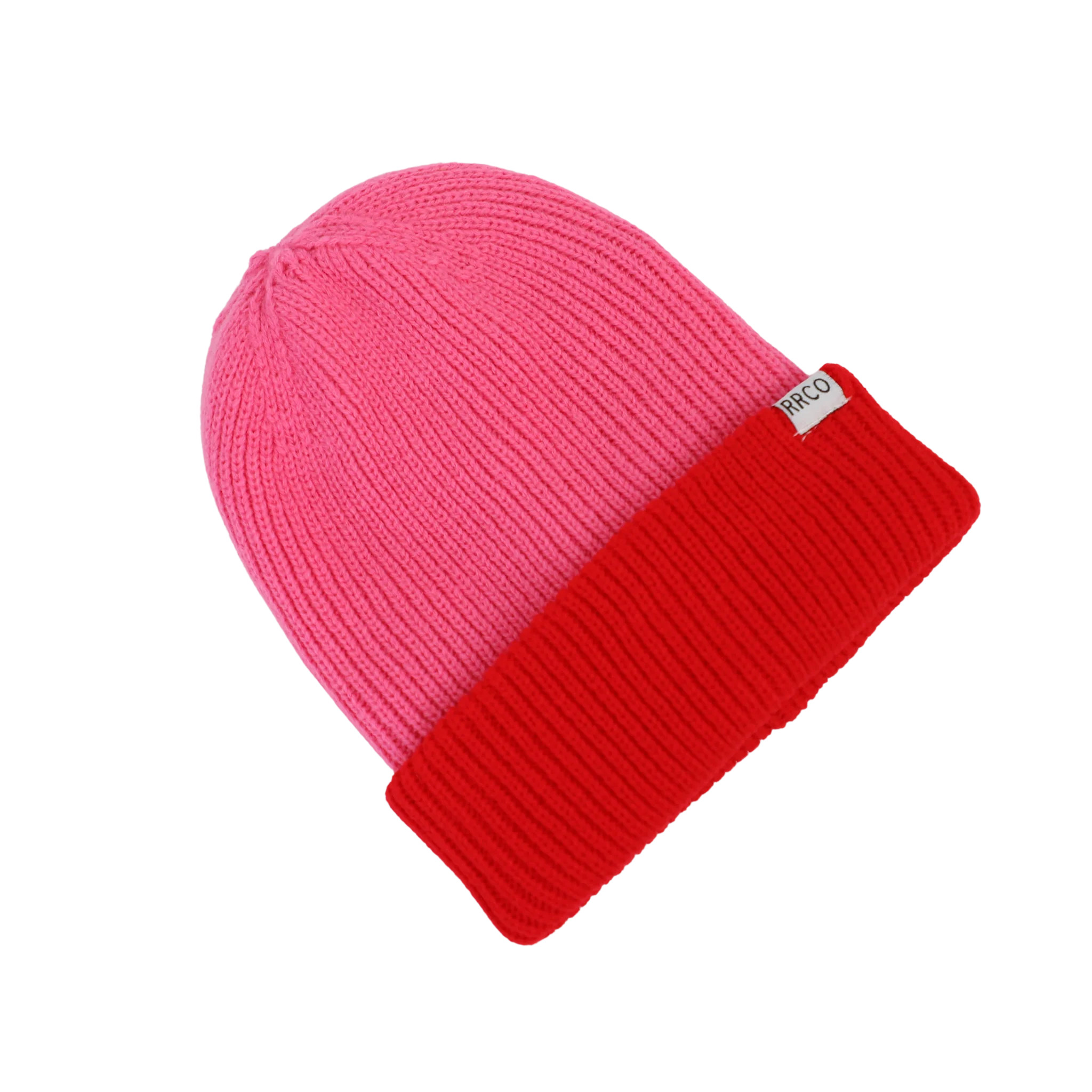 Thick Knit Beanie Red/Pink Baby | Rad River Co.