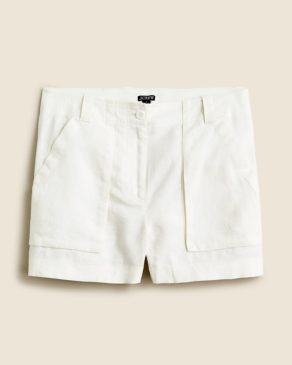 Seaside cargo short in linen-TENCEL™ lyocell blend | J. Crew US