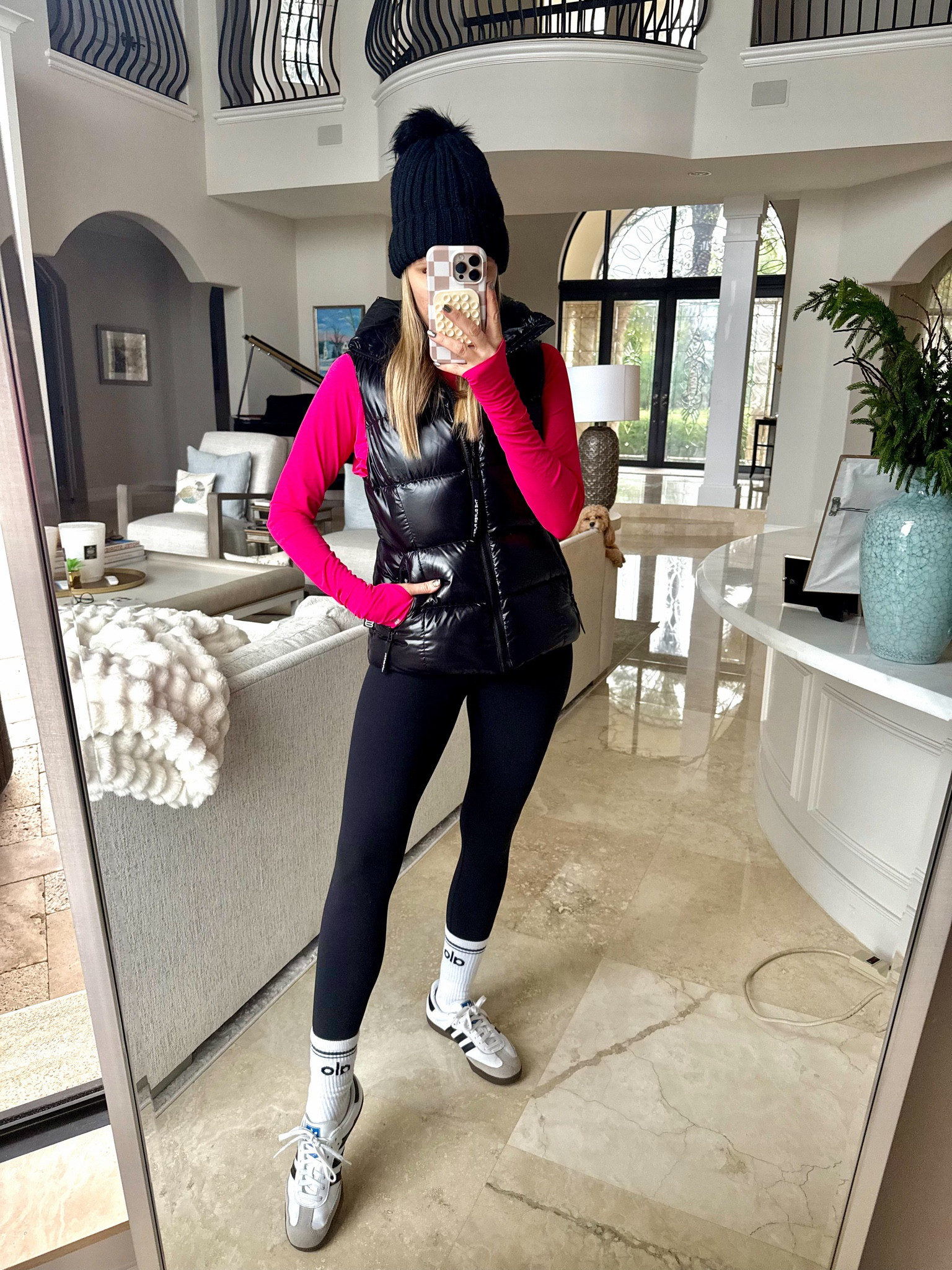 Loving this shiny puffer vest with this hot pink long sleeve ❤️

#LTKFindsUnder100 #LTKFindsUnder50 #LTKOver40