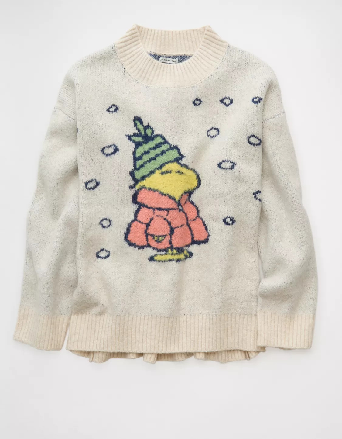 AE Woodstock Graphic Oversized Sweater | American Eagle Outfitters (US & CA)