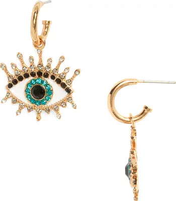 Evil Eye Huggie Drop Earrings | Nordstrom