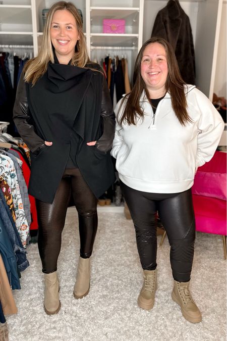 Plus size Spanx try-on with Ashley and Jess! These pieces are perfect for any fall/winter activities you have coming up! 

Don't forget to use code ASHLEYDXSPANX for a discount! 

Ashley's sizing info: 
Leggings - 2X
Jacket - 1X (runs large, size down!)

Jess's sizing info: 
Leggings - 2X (needs the 1X for better fit)
Top - 2X (Jess likes the 2X for the extra length) 

