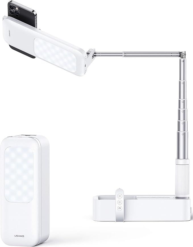 Selfie Ring Light Portable Mini LED Desk Ringlight 3200-5500K with 1000mah Battery for Live Strea... | Amazon (US)