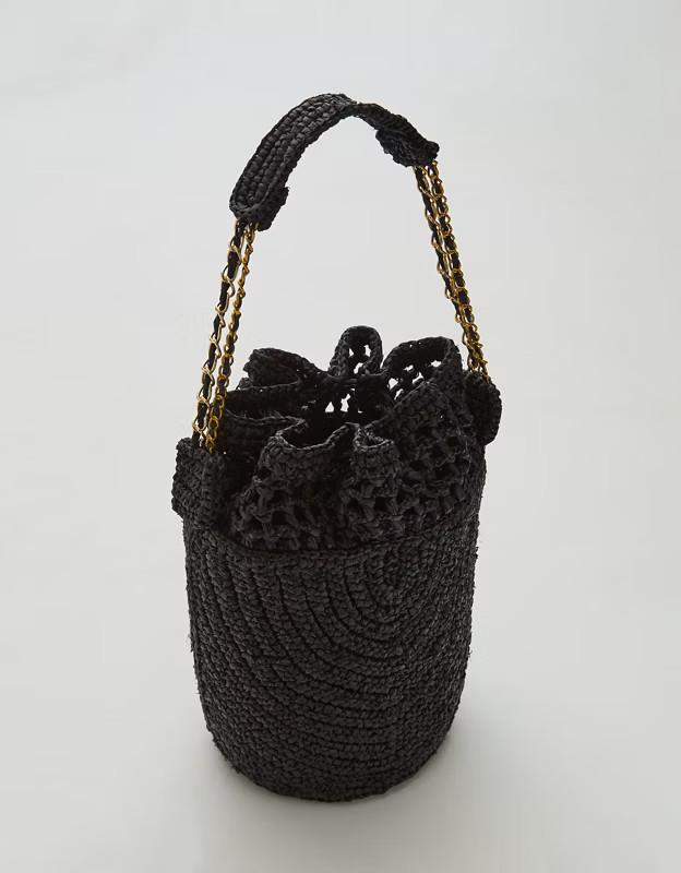 Zanatany Concepts Buckety Raffia Bag | American Eagle Outfitters (US & CA)