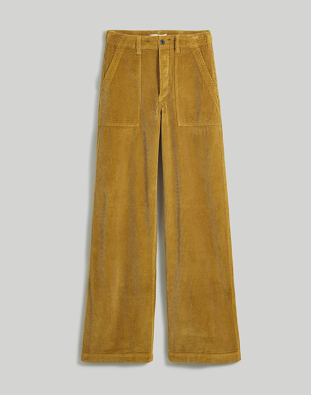 Griff Superwide-Leg Fatigue Cargo Pants in Garment-Dyed Corduroy | Madewell