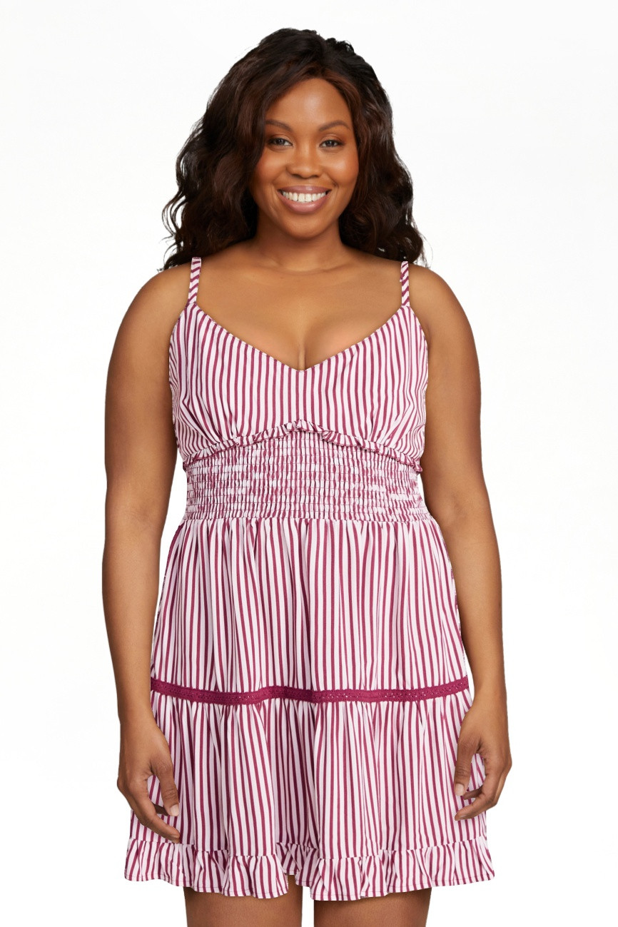 No Boundaries Ruffle Smocked Mini Dress, Women's XXS-XXL | Walmart (US)