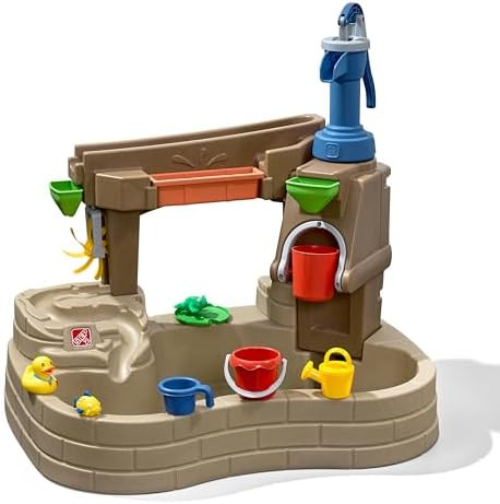 Step 2 Pump & Splash Discovery Pond Water Table, Kids Water Sensory Activity Pool, Summer Outdoor... | Amazon (US)