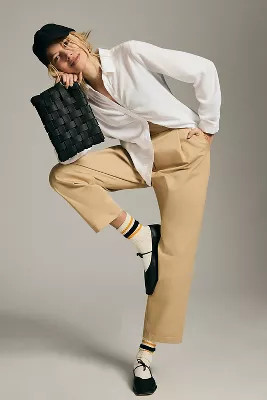 Lindy Woven Clutch | Anthropologie (US)