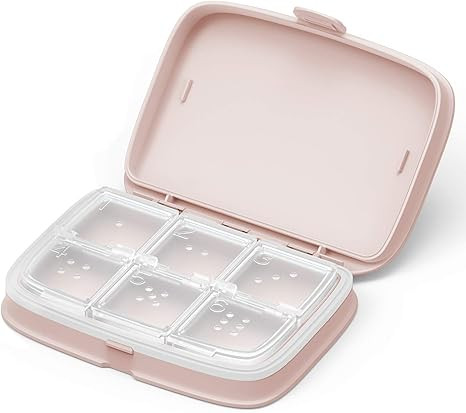 ZDQZC Waterproof Pill Case - Travel Pill Organizer Small Pill Box with Removable Compartments - P... | Amazon (US)