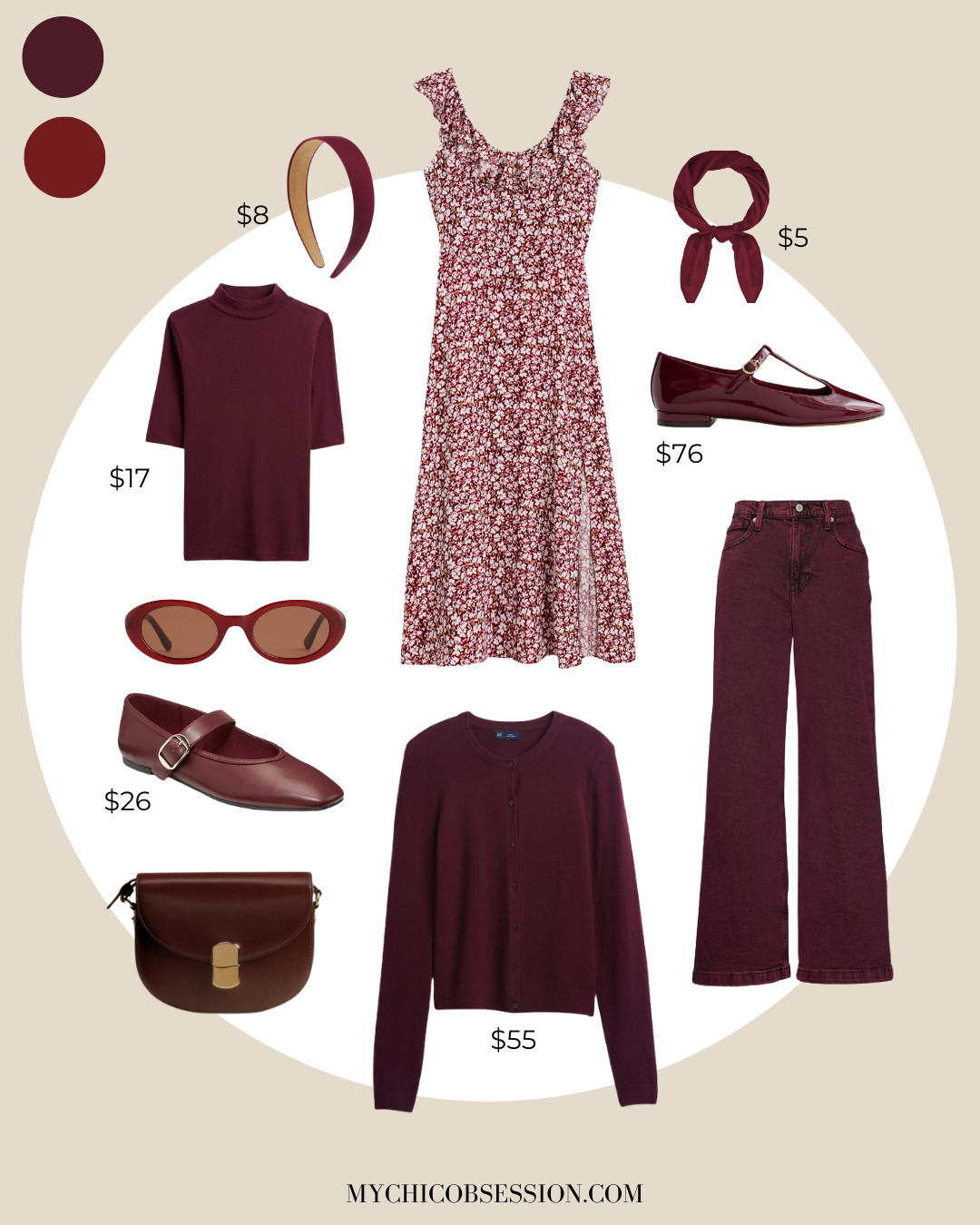 Burgundy will be just as big this fall as it was last year. This shade is perfect for luxurious, classic looks for colder weather. Reach for burgundy shoes, dresses, sweaters, and accessories for an elevated aesthetic. 

 #LTKSeasonal #LTKStyleTip #LTKShoeCrush