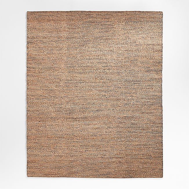 Ales Chenille and Jute/Cotton Blend White Area Rug 8'x10' + Reviews | Crate & Barrel | Crate & Barrel