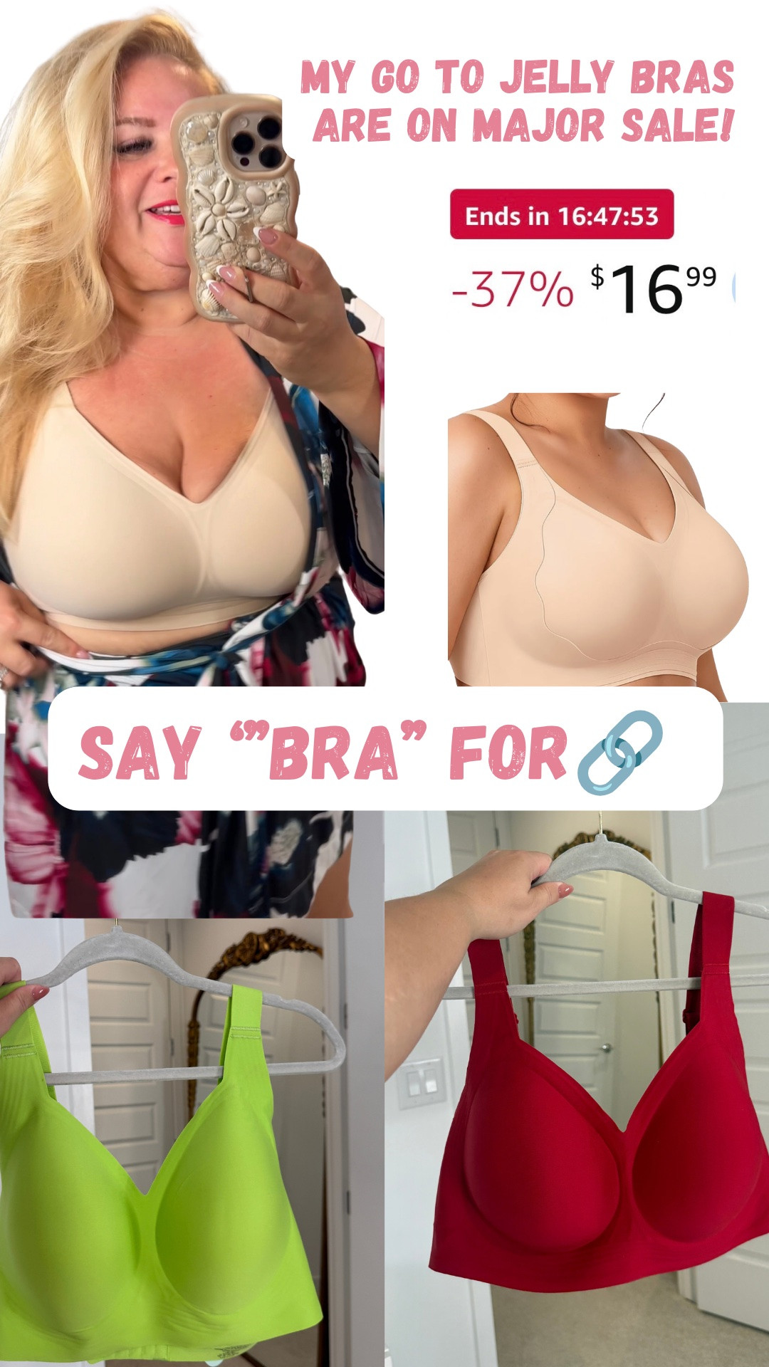 New colors in my fav jelly bra!!! Very comfortable and fits my 40ddd