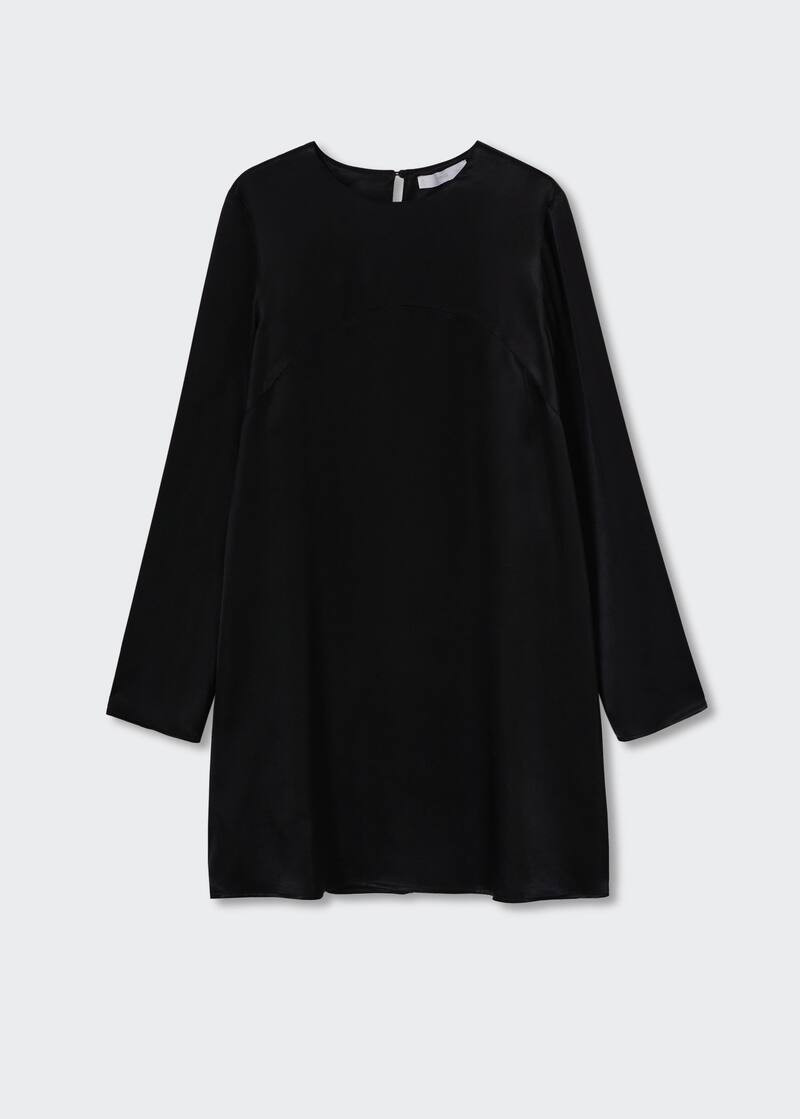 Satin dress -  Women | Mango USA | MANGO (US)