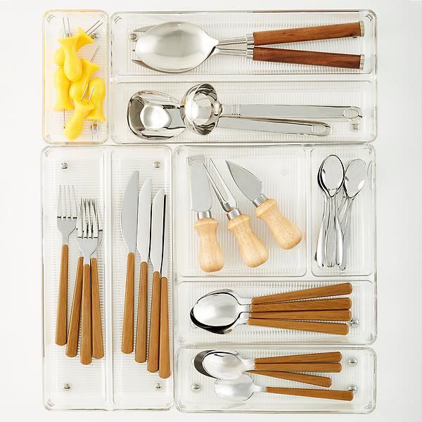 iDesign Linus Shallow Drawer Organizers | The Container Store