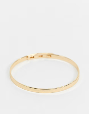 ASOS DESIGN bangle bracelet in minimal design in gold tone | ASOS | ASOS (Global)