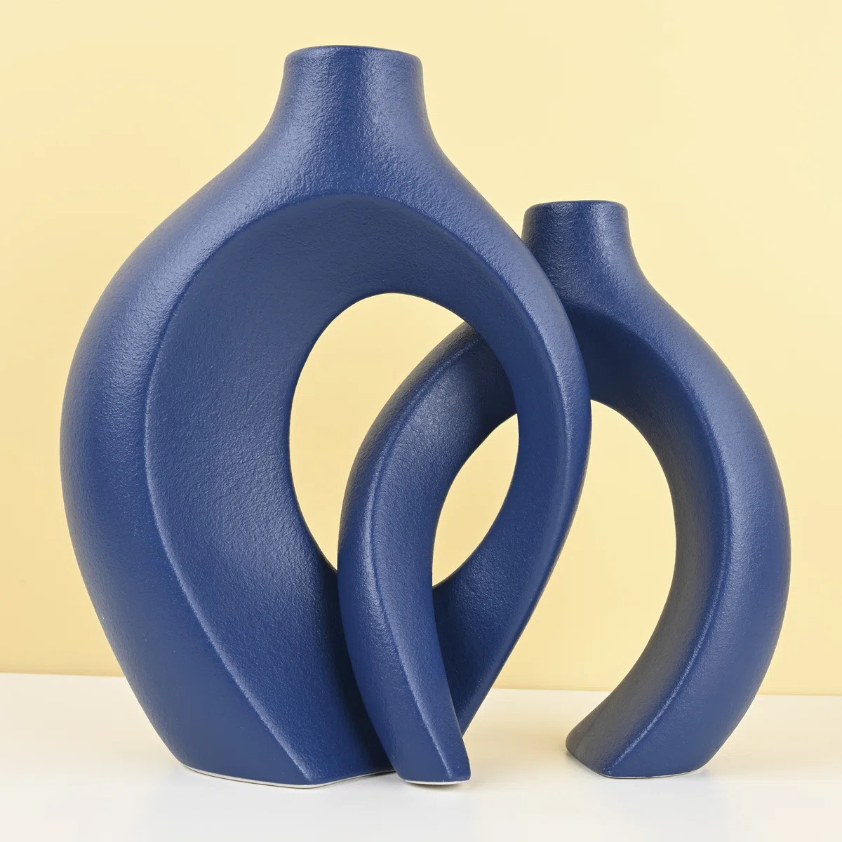 Christiam 2 Piece Handmade Ceramic Table Vase | Wayfair North America