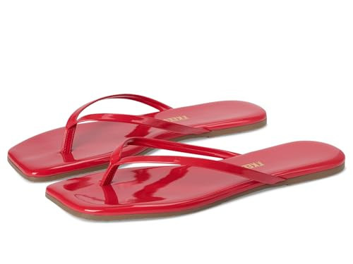 TKEES, Womens, Square Toe Lily, Red Gloss, 9, Medium | Amazon (US)