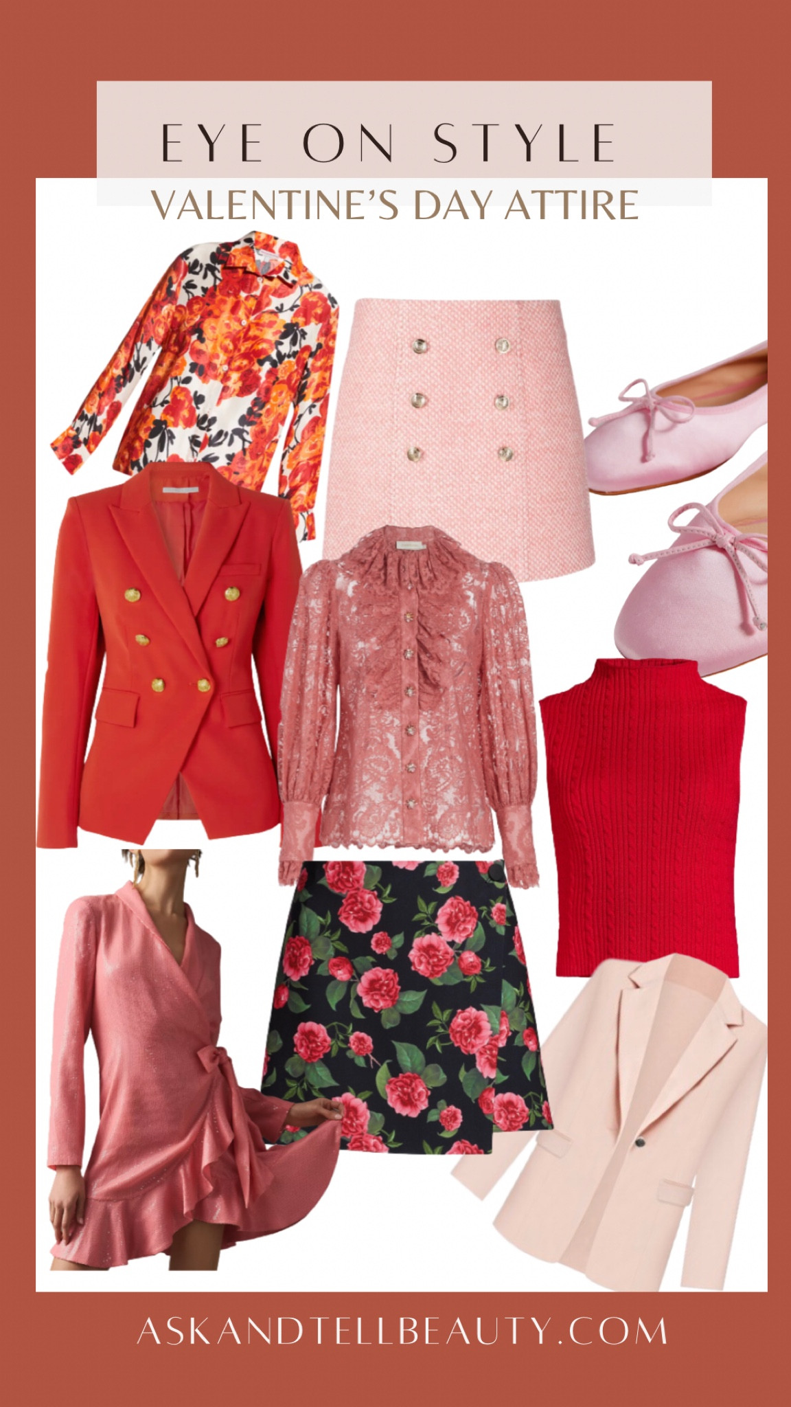 VALENTINE’S DAY ATTIRE // Lean into the romantic tones of this darling holiday with these chic garments featuring hues and prints fit for any VDay celebration ✨

Valentine’s Day, Valentine’s Day style, romantic style, red and pink style, Valentine’s Day outfits 

#LTKSeasonal #LTKstyletip #LTKFind