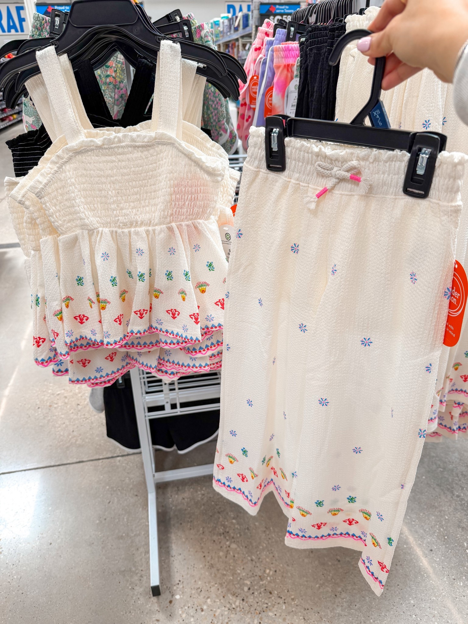 Cute new girls matching set at Walmart! 

#LTKKids