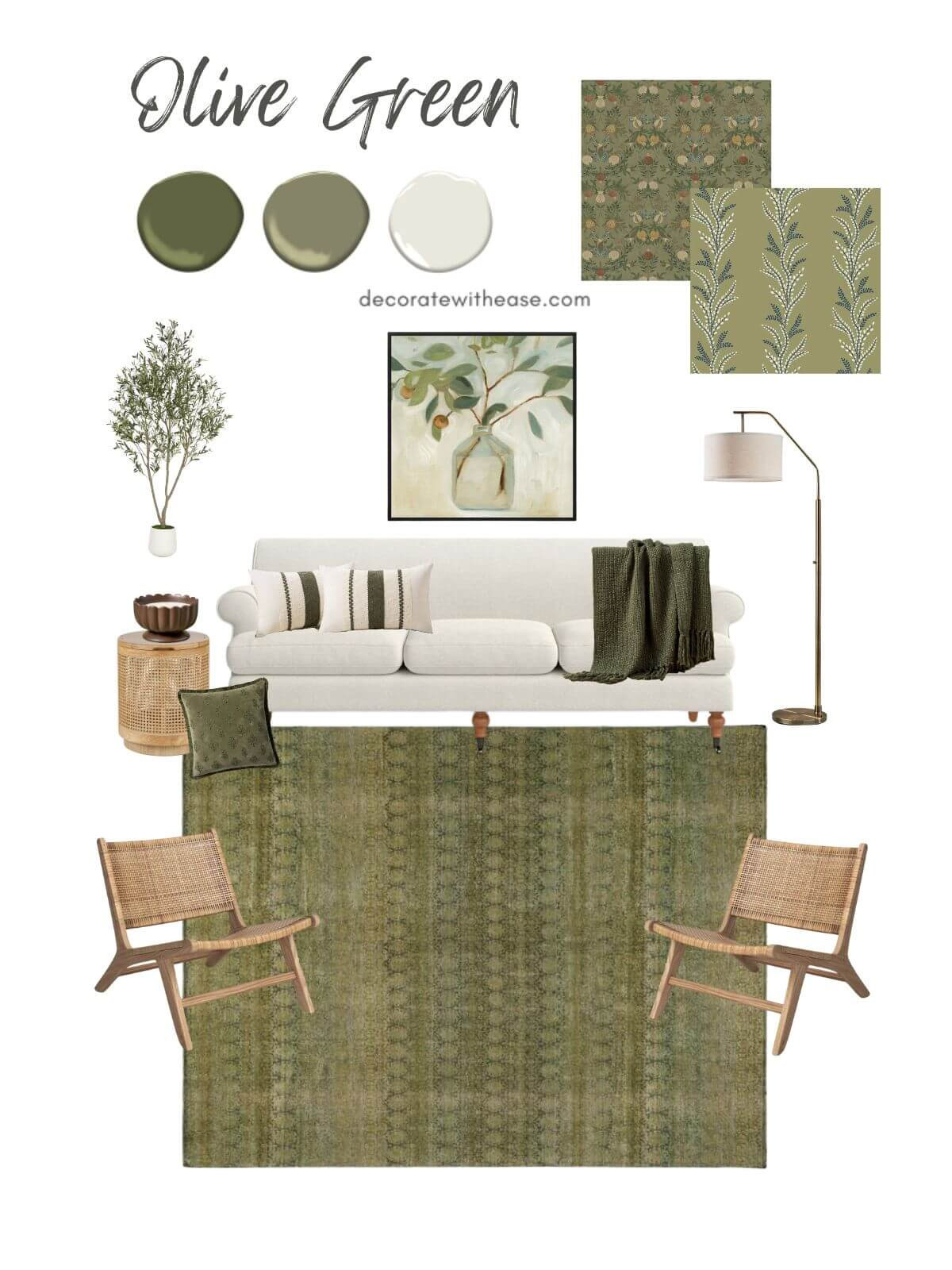 Olive green is trending for living rooms and here are some great finds for you.  

 #LTKHome #LTKSaleAlert #LTKStyleTip
