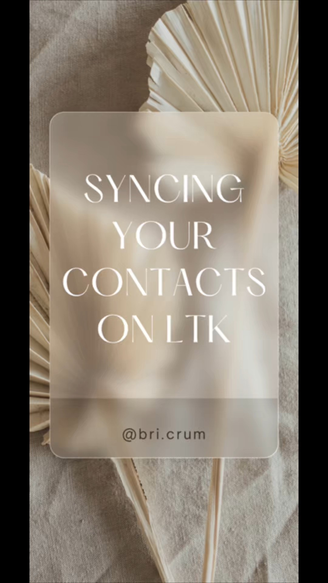 Did you know you can sync your contacts in the LTK app? It’s quick and easy!
Why do it? It helps you connect with friends, discover who they’re following, and explore new creators, styles, and content you might love. It’s a great way to expand your style circle! ❤︎ @shop.ltk @ltk.hq

#LTKSaleAlert #LTKFindsUnder100 #LTKOver40