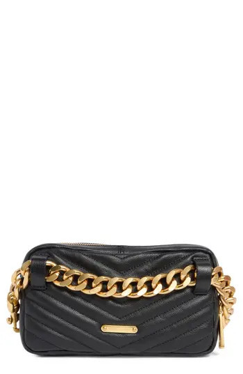 Rebecca Minkoff Edie Leather Belt Bag in Black at Nordstrom Rack | Nordstrom Rack