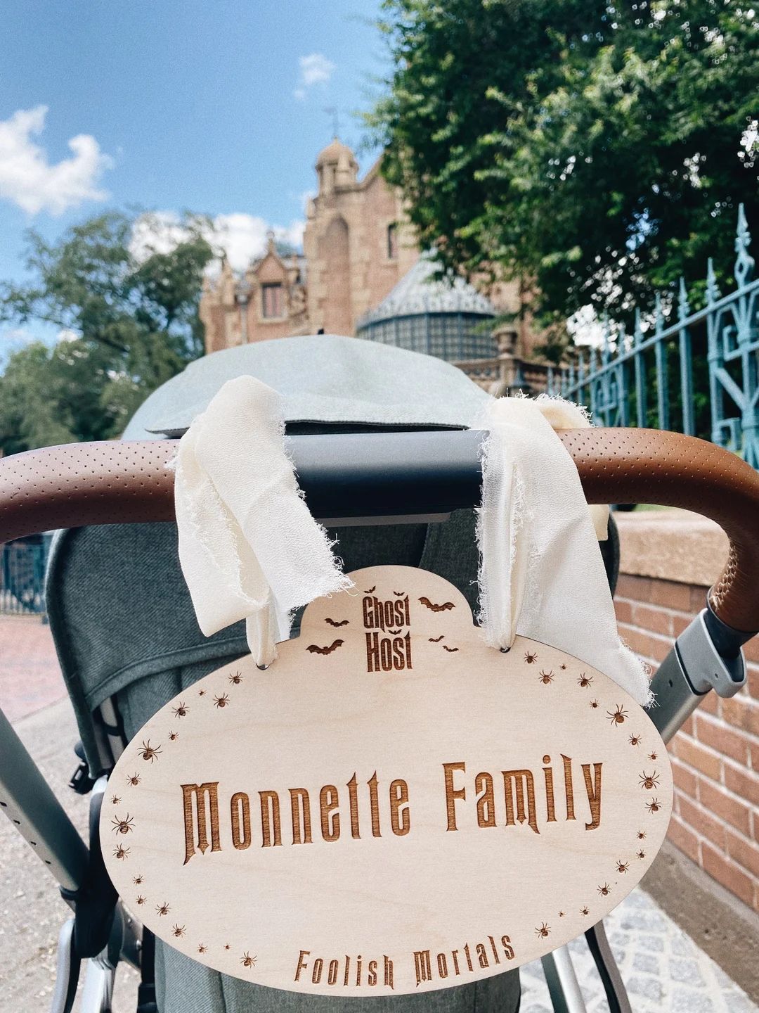 Personalized Disney Inspired Stroller Tag Cast Member Sign - Etsy | Etsy (US)